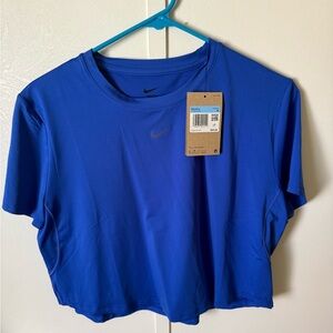 Nike Women's Short Sleeve Blue Tee